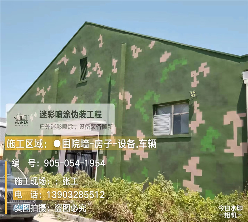 孝感外墙数码迷彩漆施工报价清单（100㎡标准墙面测算）
